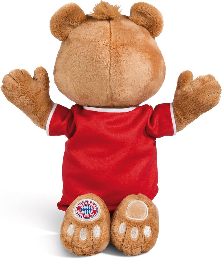 NICI Kuscheltier FC BAYERN MÜNCHEN Bär Berni 35 cm – Stofftier aus weichem Plüsch, Fussball Fanartik