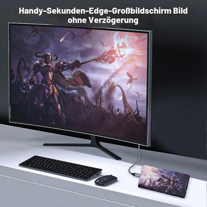 USB C auf HDMI 2.1 Kabel, 8K@60Hz 4K@240Hz Type C auf HDMI High Speed Kabel, HDR HDCP 2.3 Thunderbol