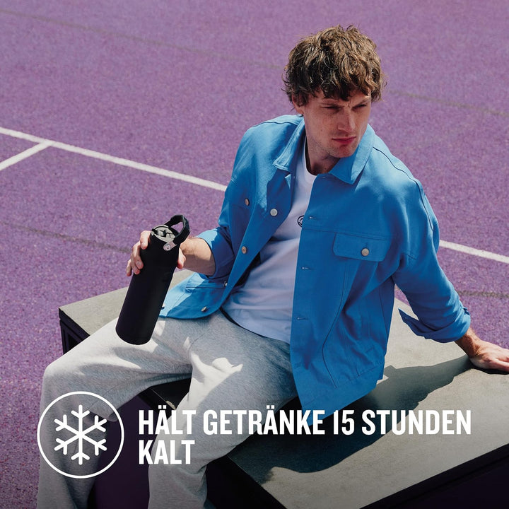 Stanley 1913 Flip Straw 2.0 Trinkflasche mit Strohhalm 1.06L - Thermobecher Kühlt 17 Stunden - 4 Tag