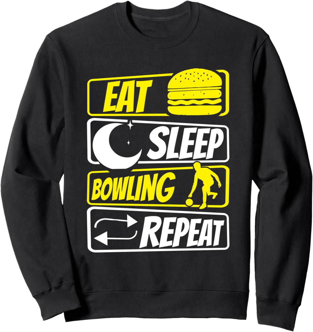 Bowling Bowlen Bowler Bowlingspieler Bowlingkugel Geschenk Sweatshirt