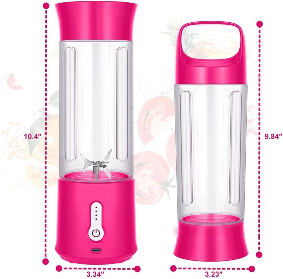 Tragbarer Mixer Persönliche Mini-Grösse für Gemischte Säfte - Shakes und Smoothie-Mixer - USB Wieder