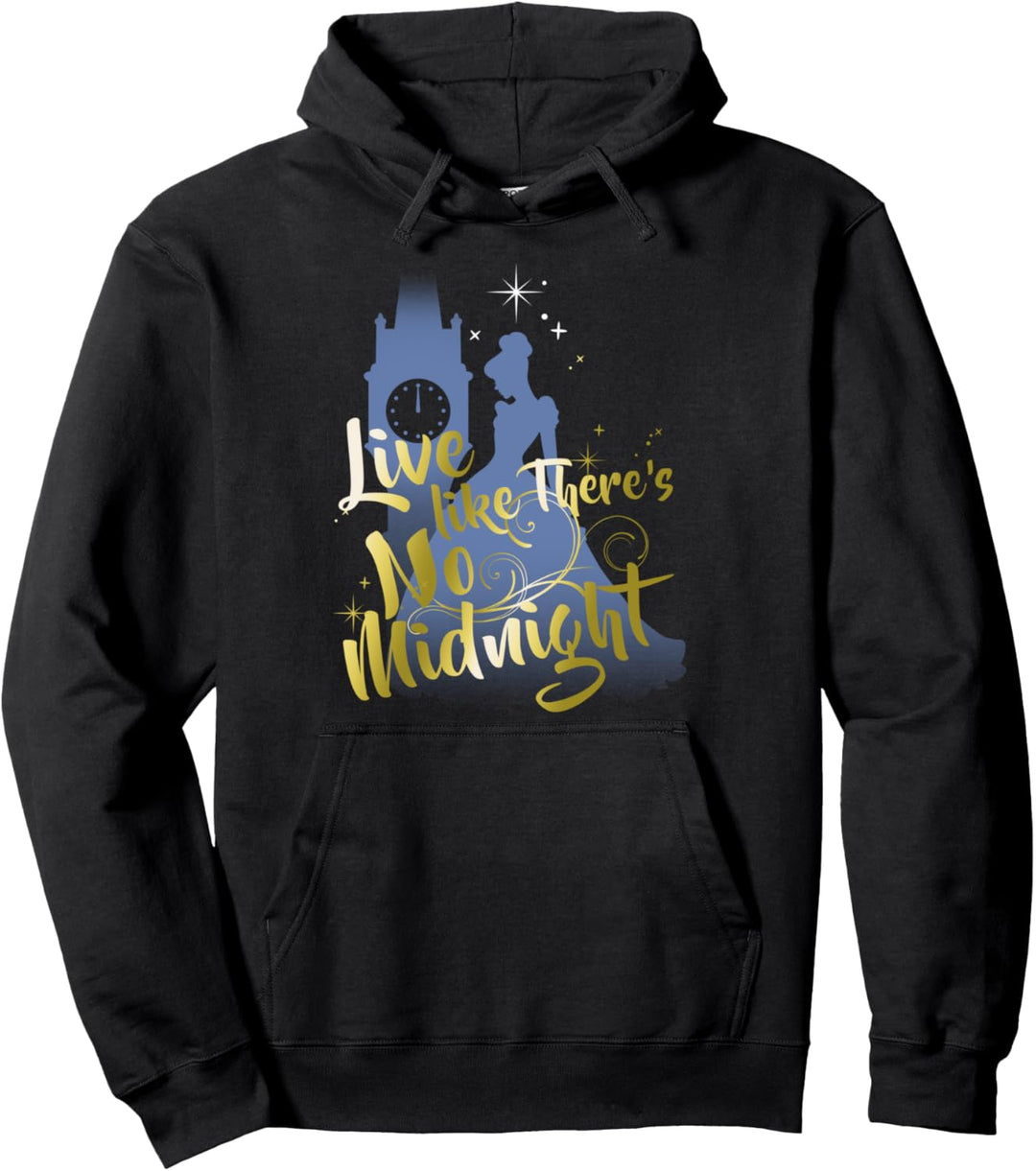 Disney Cinderella Live Like There's No Midnight Silhouette Pullover Hoodie