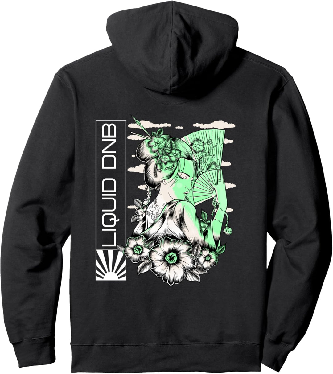 Liquid Drum Und Bass Dschungel EDM DnB Rave Pullover Hoodie
