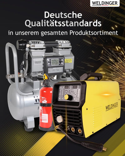 WELDINGER Kombischweissinverter MWE 202 HF SYN dig mit HF-Zündung MIG MAG DC-WIG MMA Schweissgerät 5