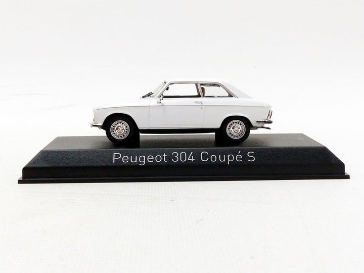 Norev-304 S Coupe 1973 Peugeot Miniatur-Fahrzeug, Weiss, Massstab 1:43