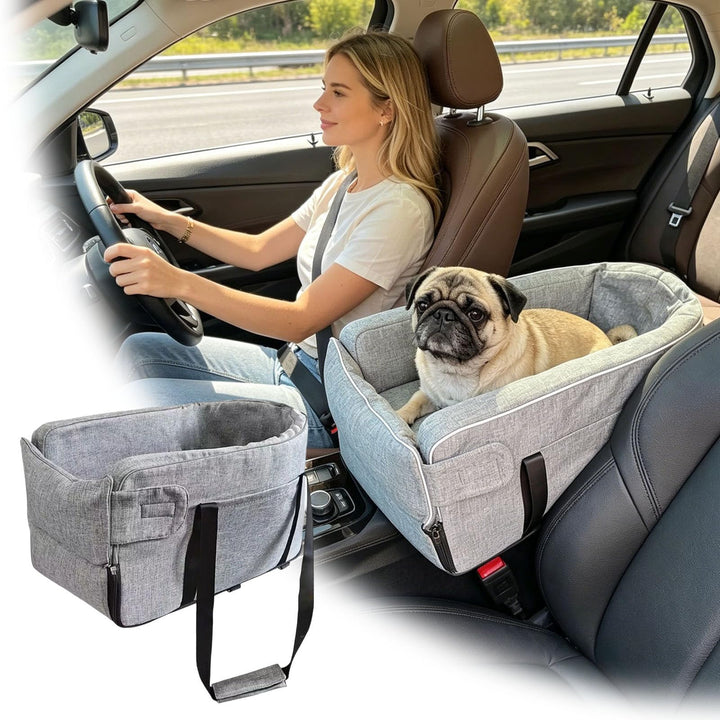Hundesitz Für Bis Mittelgrosse Hunde,reisebett Für Haustiere Mit, Unter 14.3 Lbs Sitzhöhe 6", Zwei S