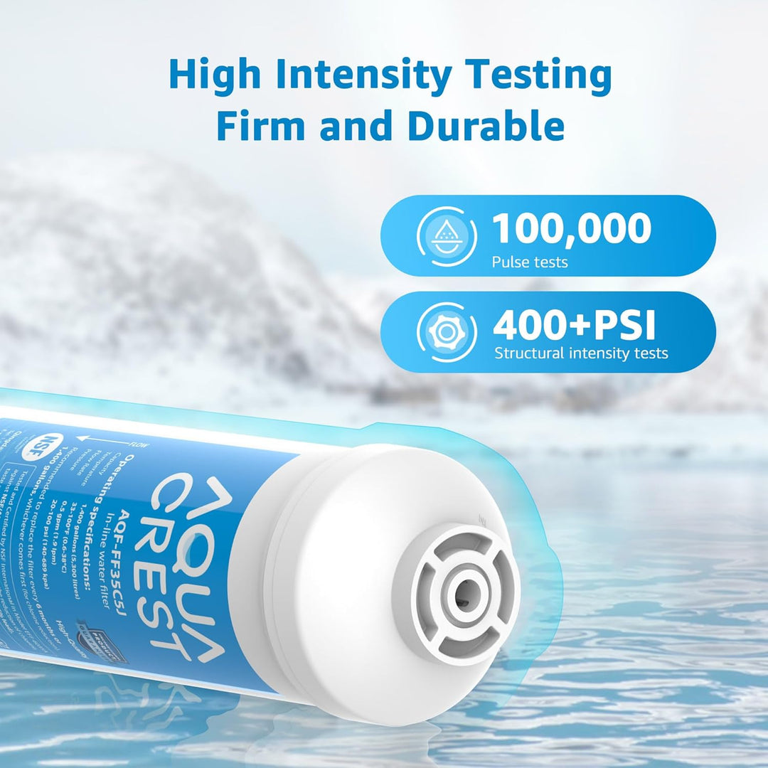 4X AQUACREST DA29-10105J NSF Zertifiziert In-Line Wasserfilter, Ersatz für Samsung (nur Externe) DA2