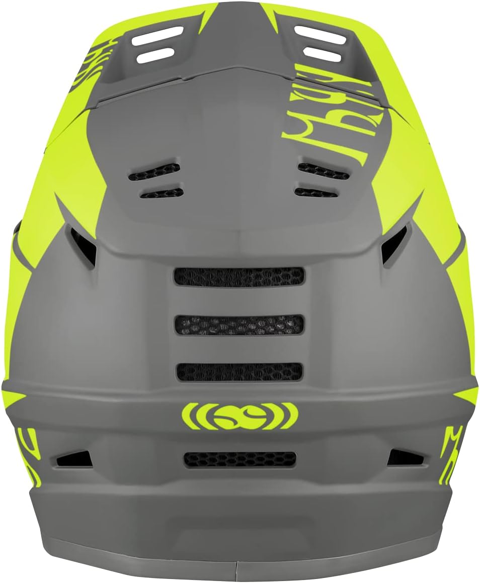 IXS Xact Evo Integralhelm für Mountainbike/E-Bike/BMX, Unisex, Lime-Graphit, Grösse L