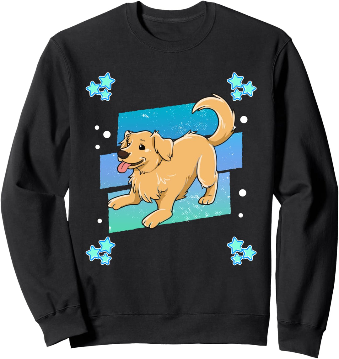 Golden Retriever Hund Welpen Junge Sweatshirt