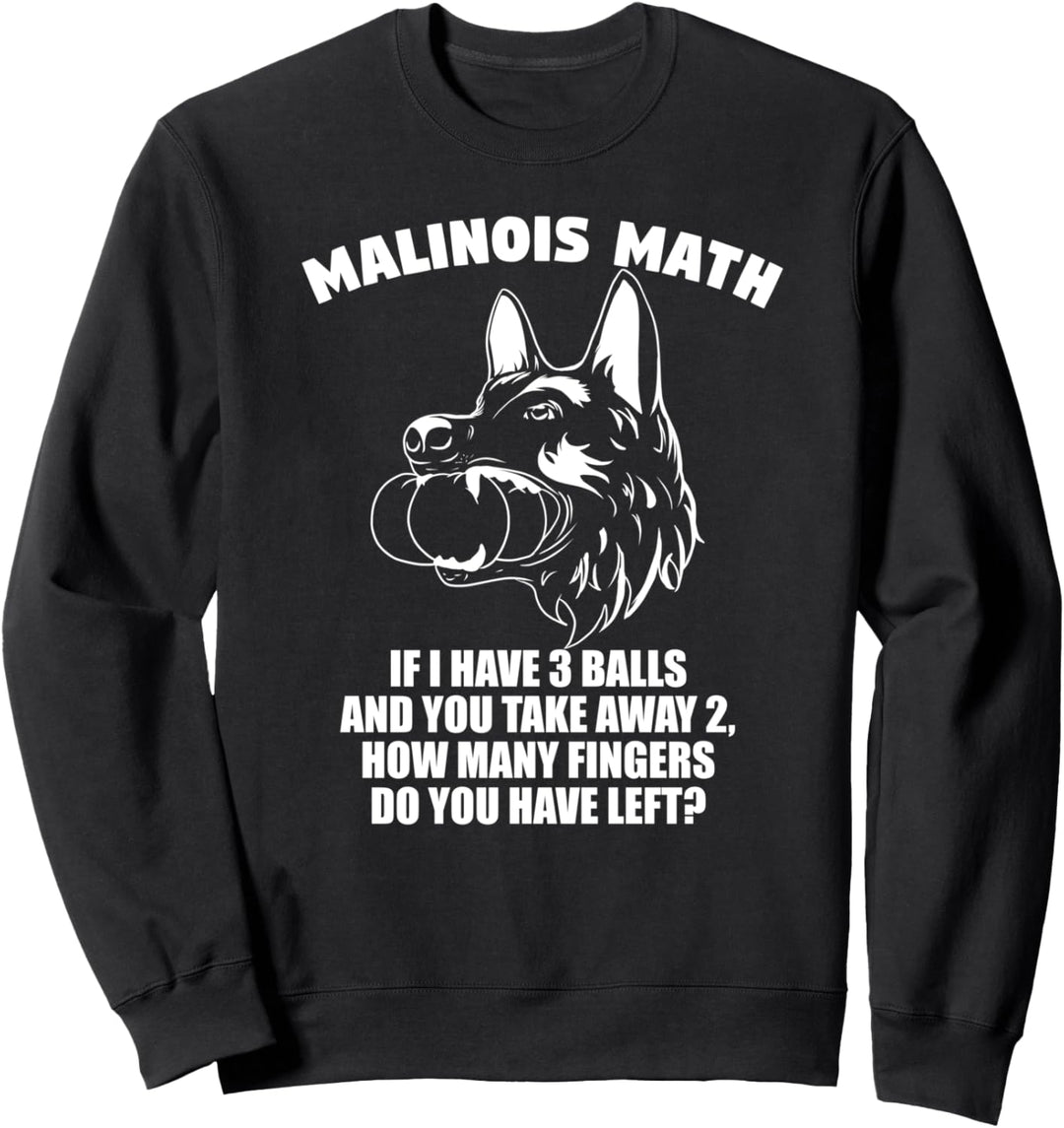 Belgian Malinois Math für Hundesportler Sweatshirt