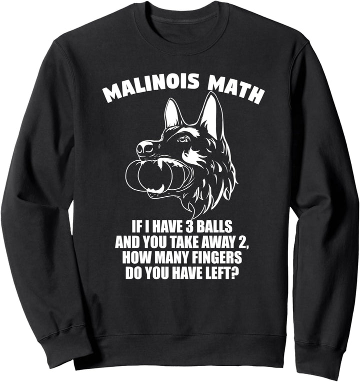 Belgian Malinois Math für Hundesportler Sweatshirt