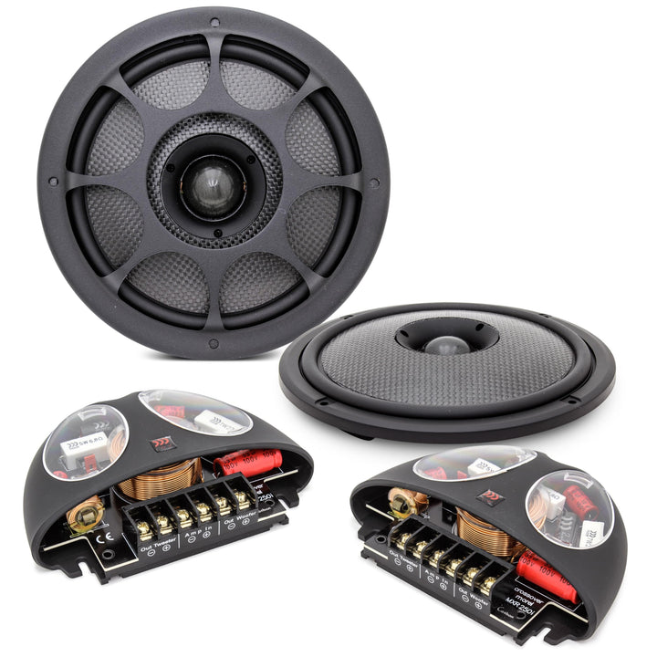 Morel Virtus Nano Integra Carbon 602 HIGH-END-Ultra flaches 2-Wege Koax System 16,5 cm