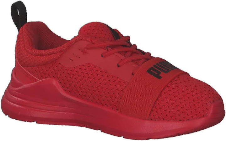 PUMA Unisex Baby Wired Run Ac InfSneaker 19 EU High Risk Red Puma Black, 19 EU High Risk Red Puma Bl