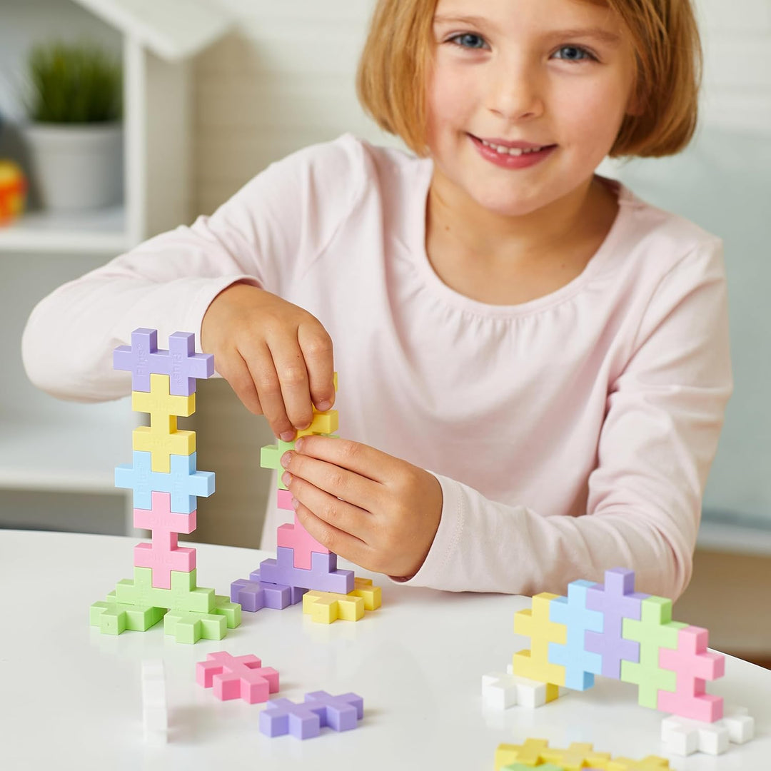 Plus-Plus 9603413 Kreativ-Bausteine Big Box, Geniales Konstruktionsspielzeug, 200 Teile