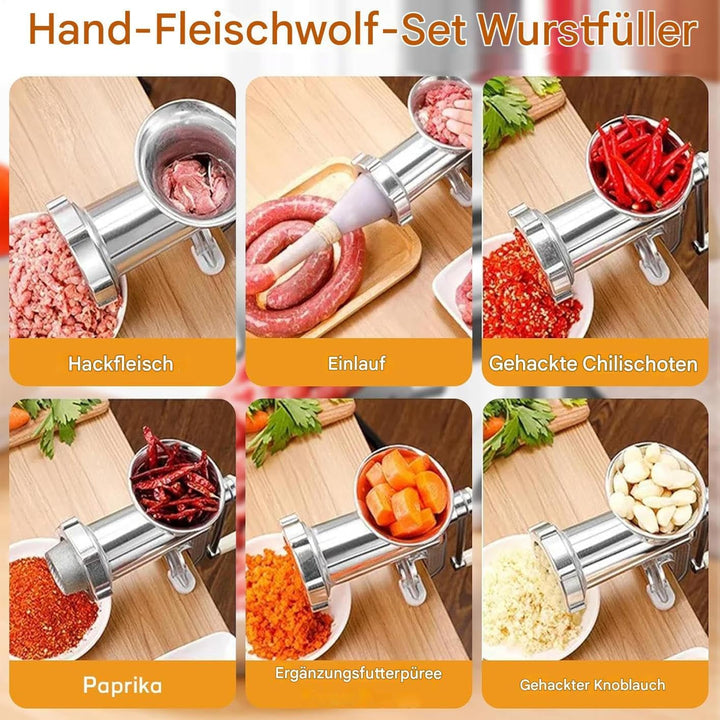 Wurstmühle, Fleischmühle | Handfleischschleife für den Heimgebrauch,Schwere Küchenwerkzeuge Küchenma