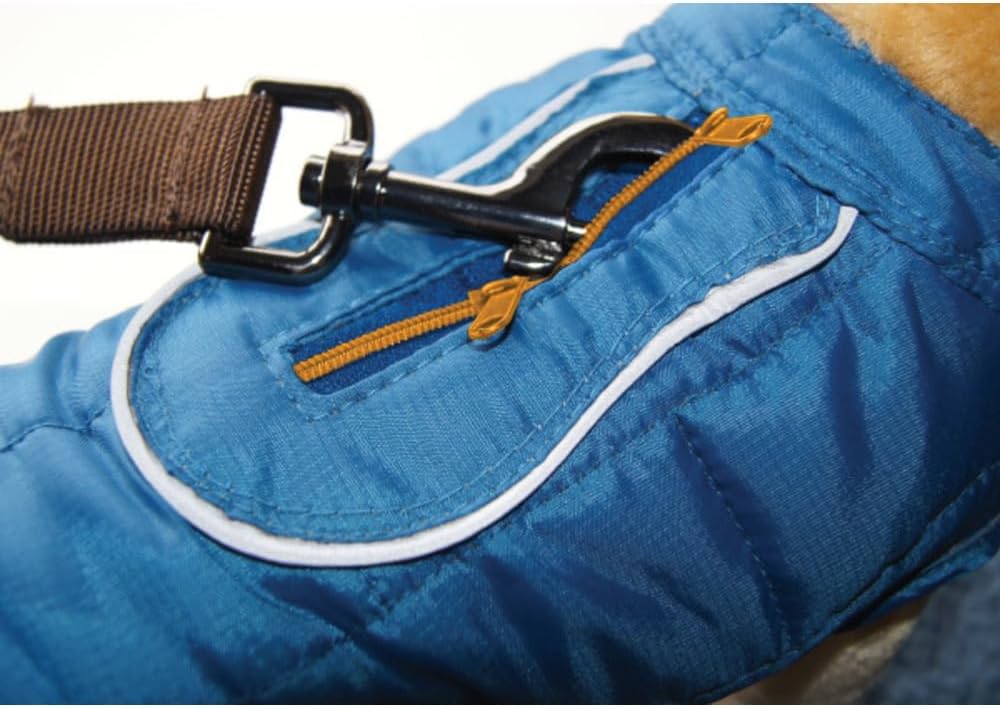 Kurgo Loft Hundejacke, Mit Hundegeschirr kombinierbar, Wasserdicht und reflektierend, Ideal für den
