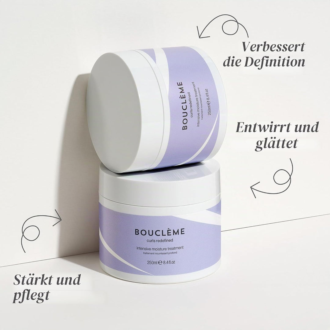 Bouclème Intensive Moisture Treatment I Tiefenpflege-Maske für Gesunde &amp; Starke Locken I Leave-in-Co