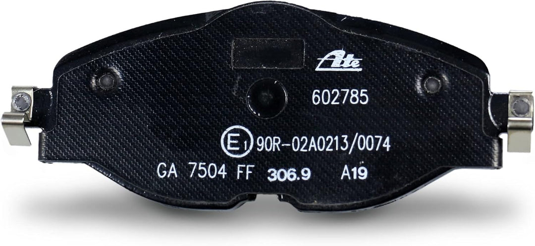 ATE Bremsenset Vorderachse inkl. Bremsscheiben vorne Ø 312 mm belüftet und Bremsbeläge vorne + Warnk