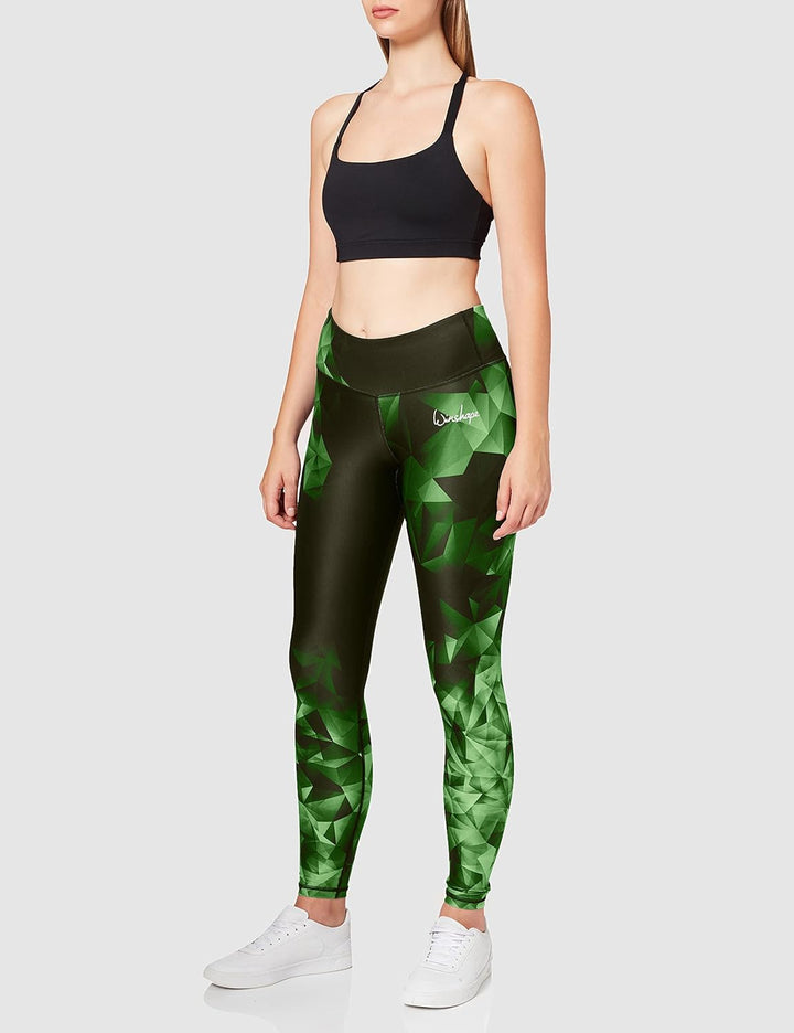 Winshape Damen Functional Power Shape Tights AEL102 mit Anti-Rutsch-Effekt, saphir, Winshape Slim St