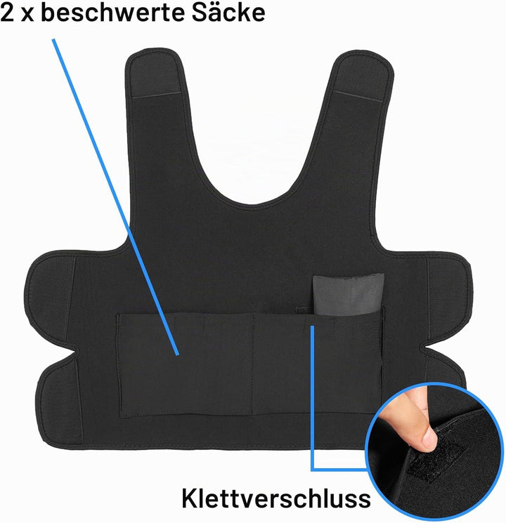 Gewichtsweste Kinder &amp; Kompressionsweste | Weighted Vest als ADHS &amp; Autismus Hilfsmittel | Sensorik