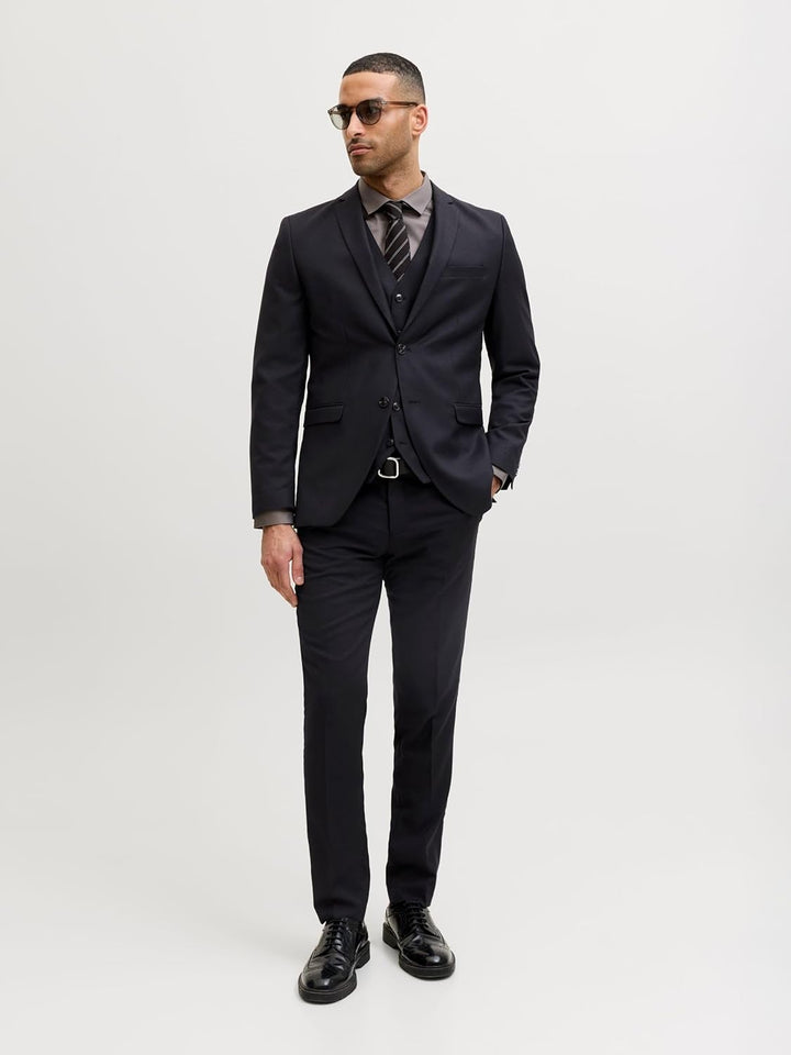 JACK & JONES Male Anzughose JPRSOLARIS Super Slim Fit Anzughose 36 Schwarz, 36 Schwarz