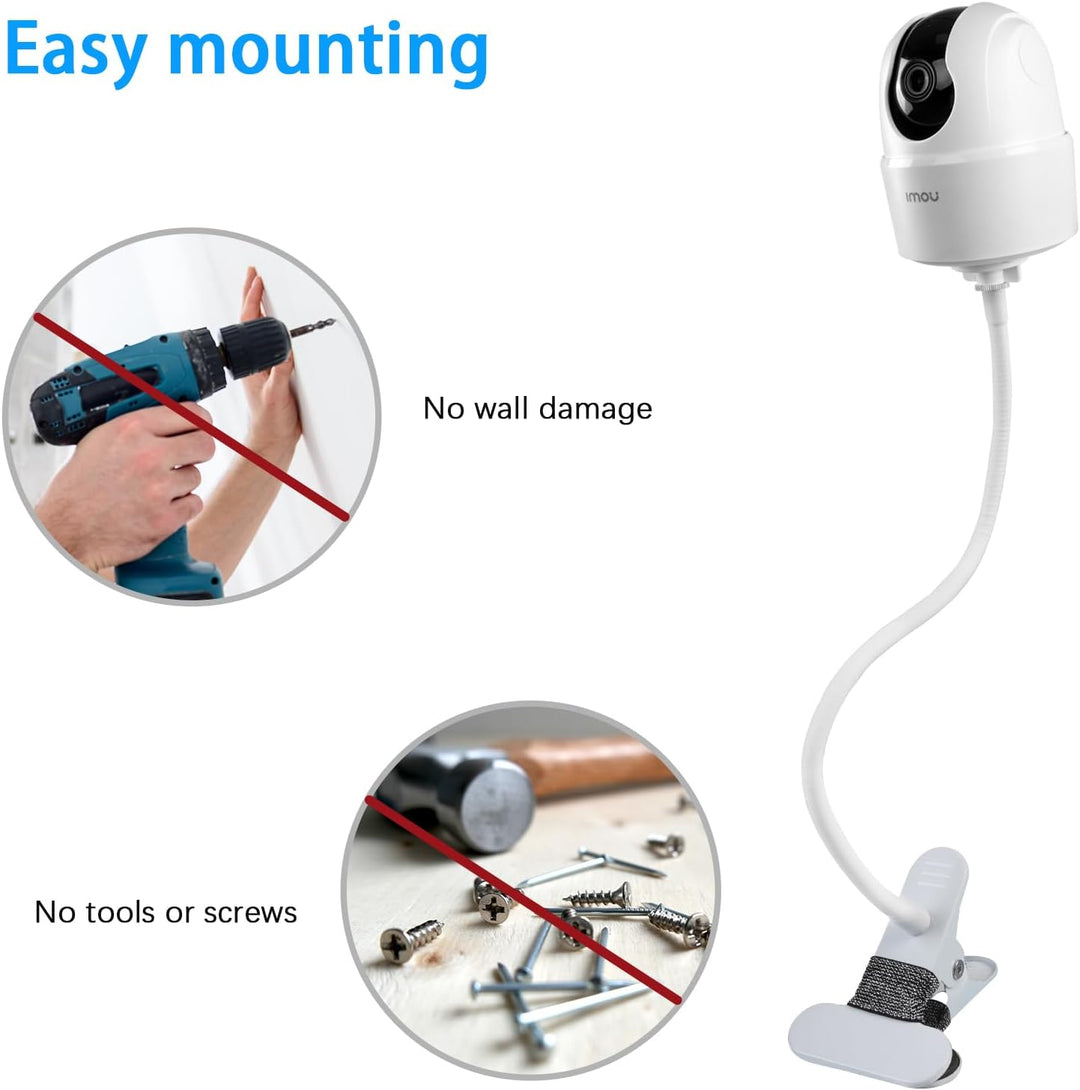 Babyphone Clip-Halterung für Imou 2K/3MP, 2.5K/4MP, 3K/5MP Überwachungskamera Innen WLAN Kamera, Bab