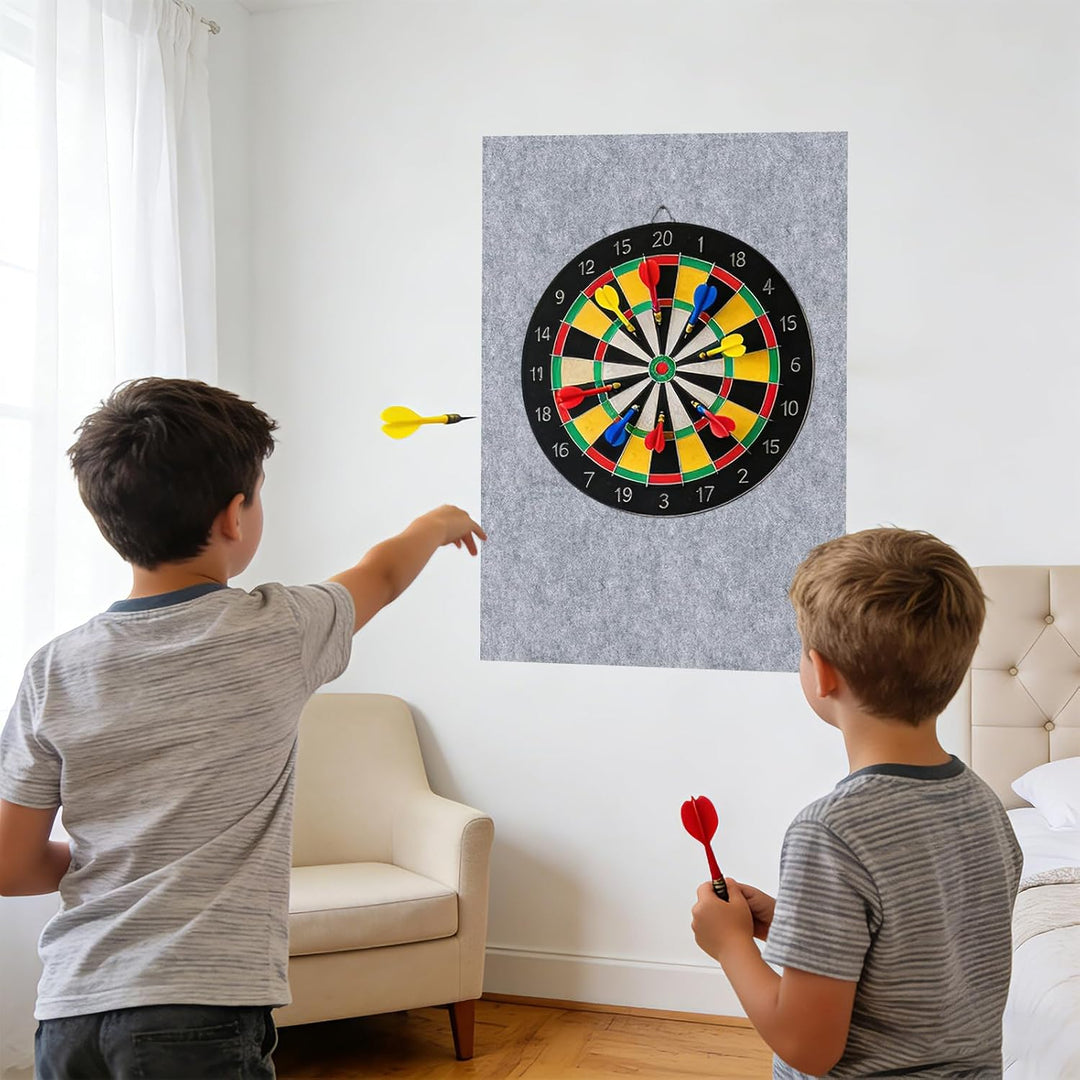 Dartboard Wandschutz, Filz Dartscheibe Wandschutz Selbstklebend, Wandumrandung für Dartboard, Filz-D
