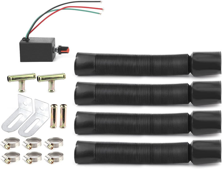 LICAEVEY 12V 50W Autoheizung und Entfroster, Schnelles Aufheizen mit 3 Luftauslässen Zum Entfrosten