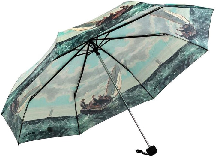 LUCKYWEATHER Regenschirm Taschenschirm Mini Damen/Herren Motiv Breezing Up I Taschenschirme klein un