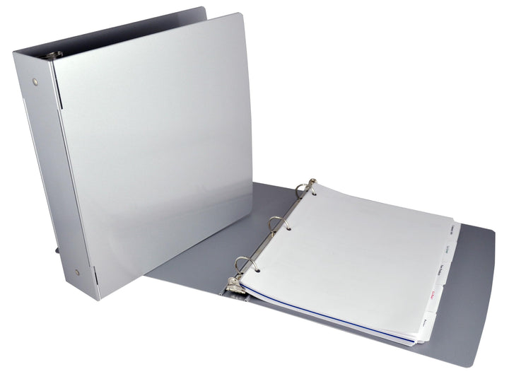 Saunders Ringbuch aus recyceltem Aluminium, 5,1 cm Rücken, Briefgrösse, 21,6 x 30,5 cm, 1 Ordner (00
