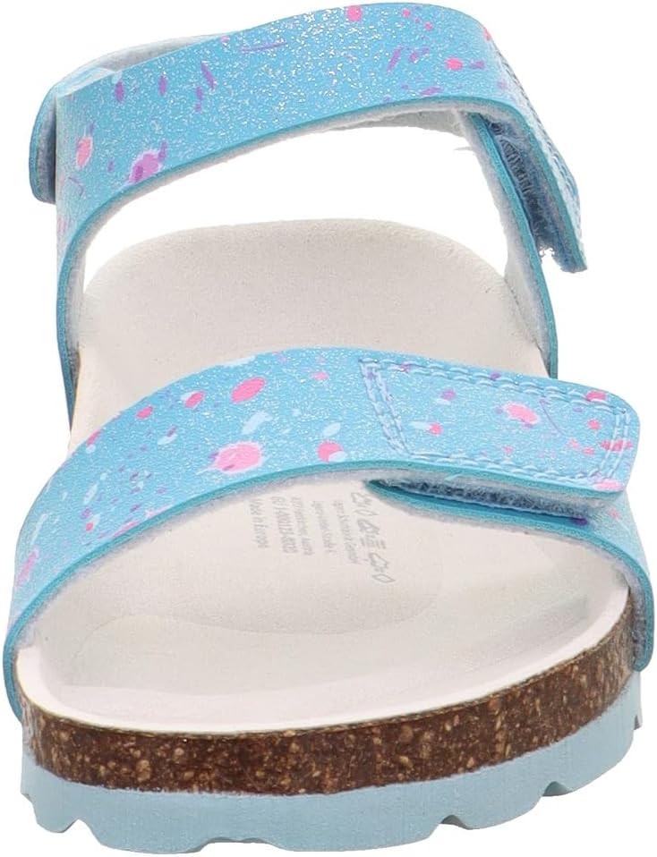 Superfit Mädchen Fussbettpantoffel 1-000123 Hausschuhe 24 EU Blau 8020, 24 EU Blau 8020
