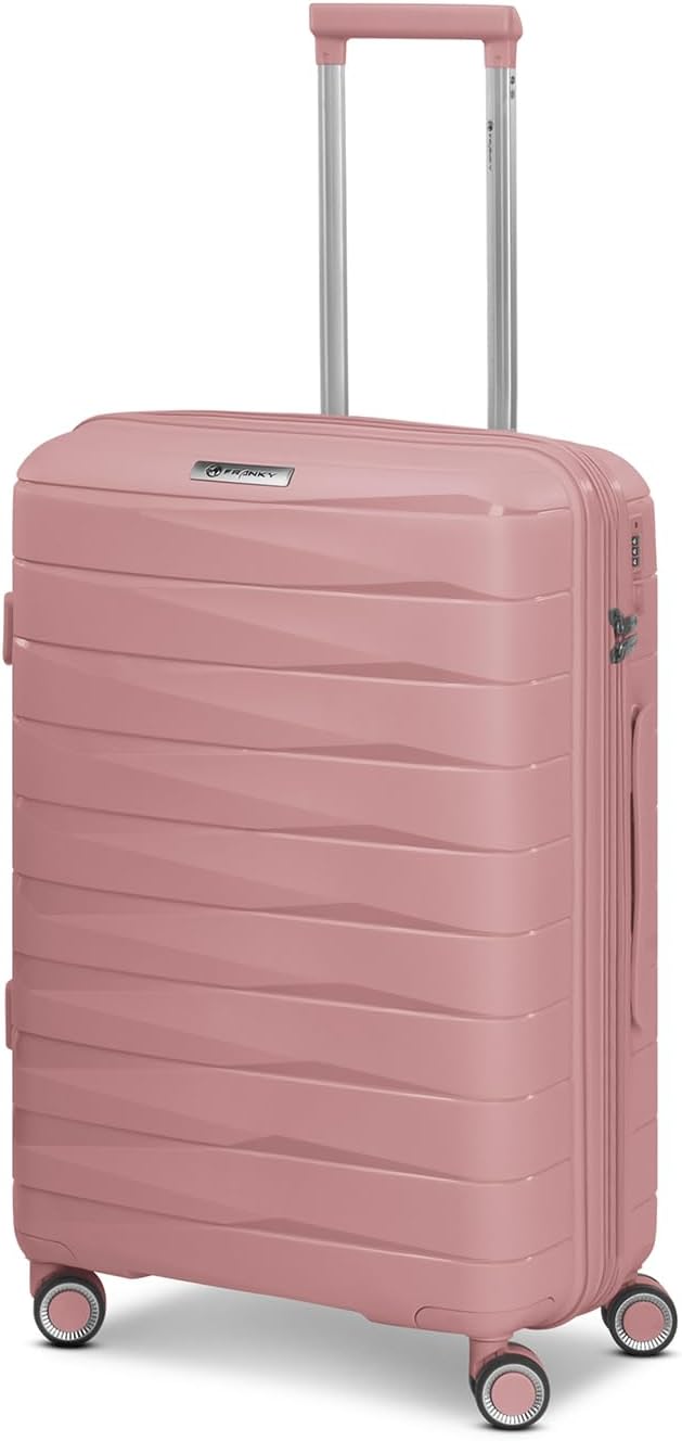 Franky Koffer-Set 3-teilig für Damen und Herren | Reise-Trolleys 49 x 28 x 74 cm aus hochwertigem, l