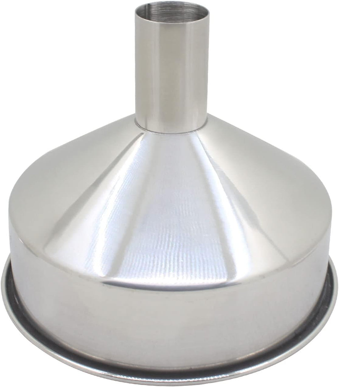 HOMEXO Trichter, gross, Edelstahl 304, mit Filter, Haushaltsöltrichter, extra grosser industrieller