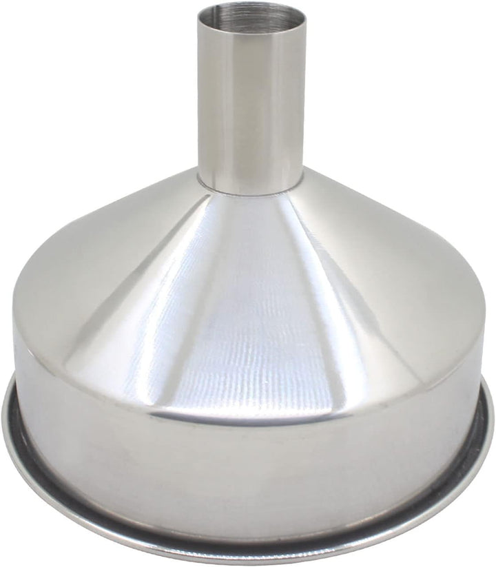 HOMEXO Trichter, gross, Edelstahl 304, mit Filter, Haushaltsöltrichter, extra grosser industrieller