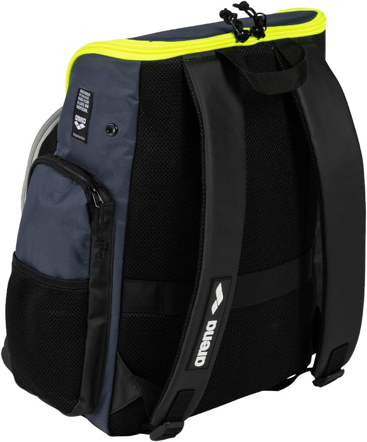 ARENA Unisex Spiky Iii Backpack 35 Rucksack (1er Pack) Navy-neon_yellow 35 l Single, Navy-neon_yello