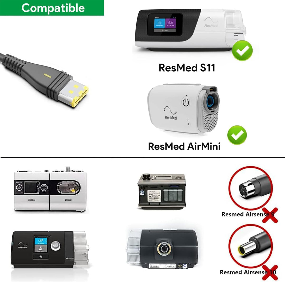KFD 24V 2,71A 65W KFZ Netzteil für Resmed AirSense 11 CPAP Machine AirSense 11 AutoSet11 Elite CPAP