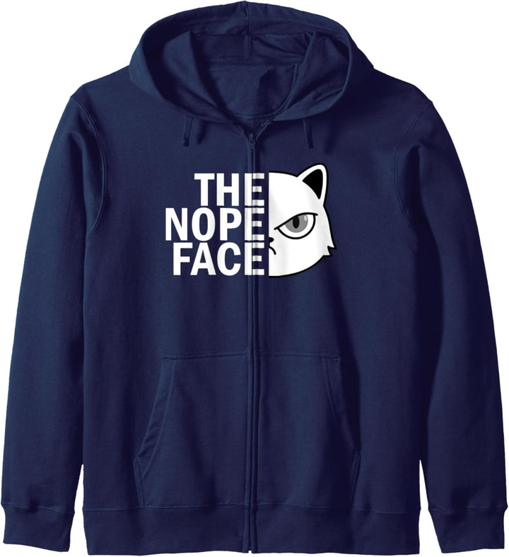 Lustiges Nope Cat Meme | Das Nope Face | Cat Mom, Cat Dad Kapuzenjacke