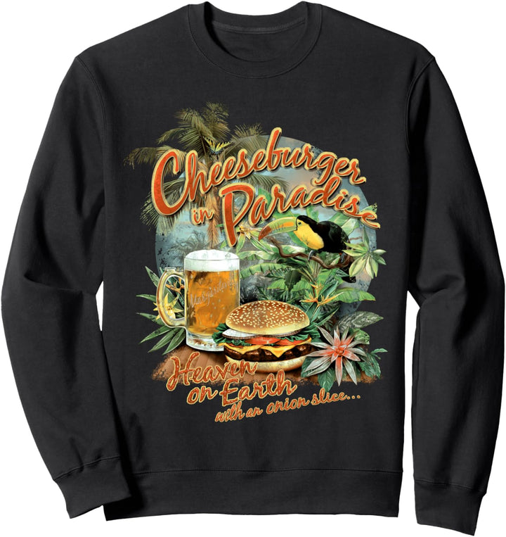 Cheeseburger im Paradies-Himmel auf Erden Sweatshirt