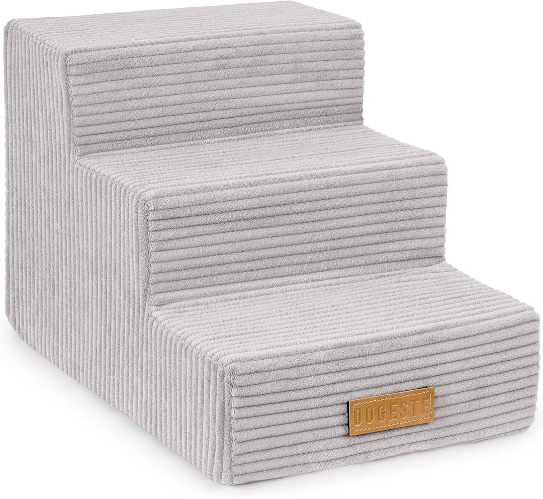 Sofatreppe für Hunde und Katzen – Hundetreppe für Bett & Sofa – 3- oder 4-stufig, rutschfest & wasch