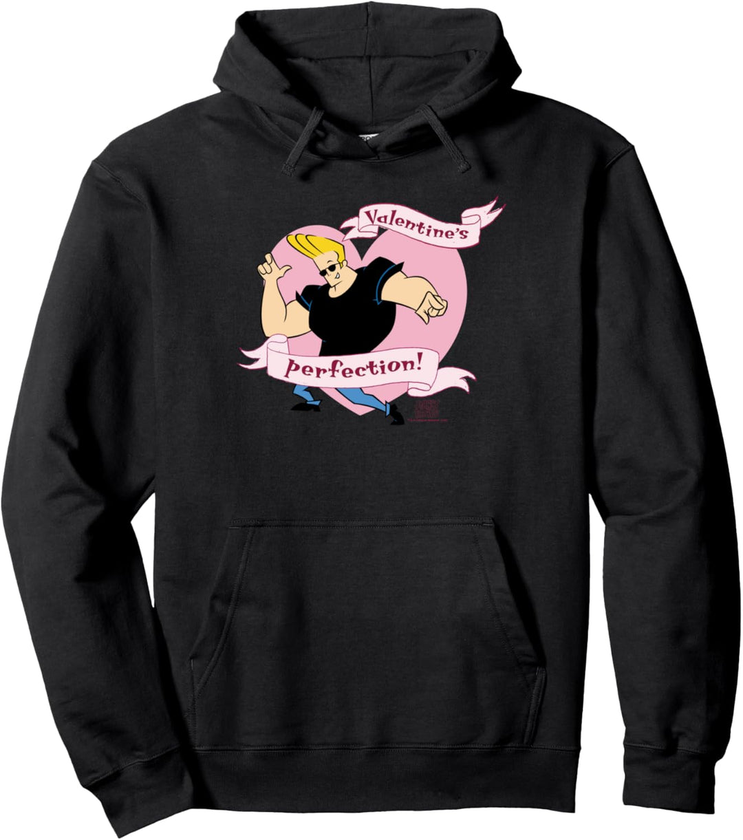 Johnny Bravo Valentine's Perfection Pullover Hoodie