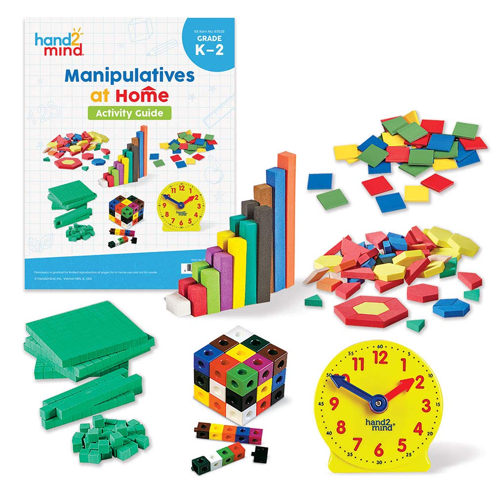 Learning Resources Homeschooling-Greifobjekte-Set, Altersstufen 5-7, Mathematik-Unterrichtsset für H