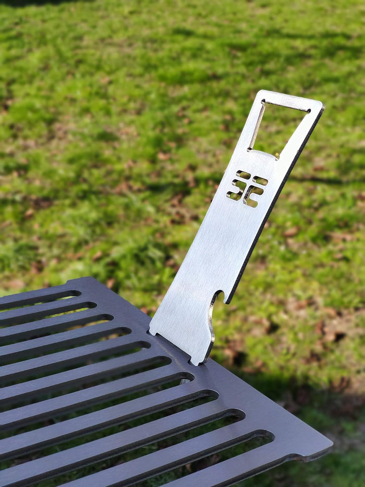 deingrillrost.de/Grillrost 1/3 + Heber f. Barbecook Vanilla Edelstahl VA 4 mm EE 43 x 21 x 4