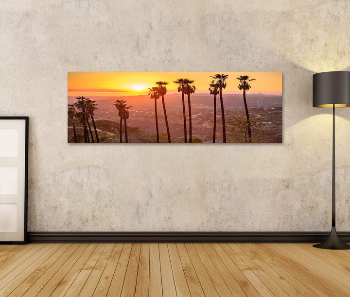 islandburner Bild auf Leinwand Griffith Park Los Angeles Kalifornien Usa Landschaft Abenddämmerung B