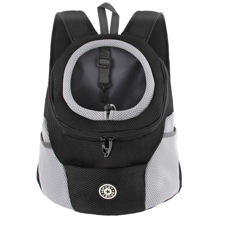 M MUNCASO Hundetrage-Rucksack Welpentasche Kleine Haustier-Fronttasche mit Atmungsaktivem, Head-Out-