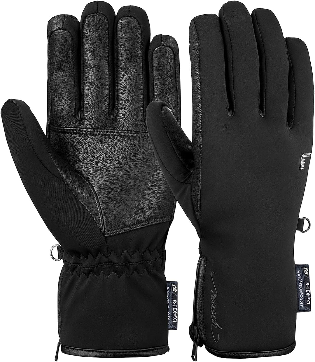 Reusch Damen Handschuhe Tiffany R-tex Xt Extra Warm, Wasserdicht, Atmungsaktiv 6 Schwarz, 6 Schwarz
