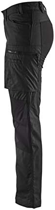 Damen Service Bundhose Stretch Armygrün/Schwarz C30 Schwarz C50, Schwarz C50