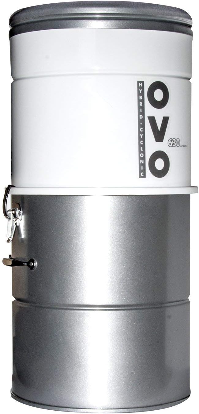 OVO-630ST-25H, zentralisierter Staubsauger, Stahl, Grau, 1500 W, 63 Dezibel