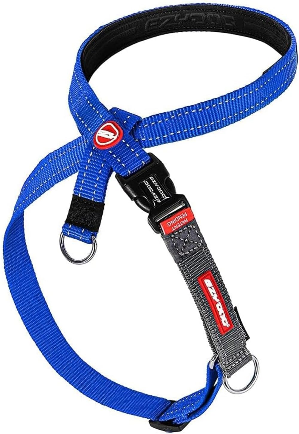 EzyDog Anti Zieh Geschirr Hund - Crosscheck Hundegeschirr für Kleine, Mittelgrosse und Grosse Hunde,
