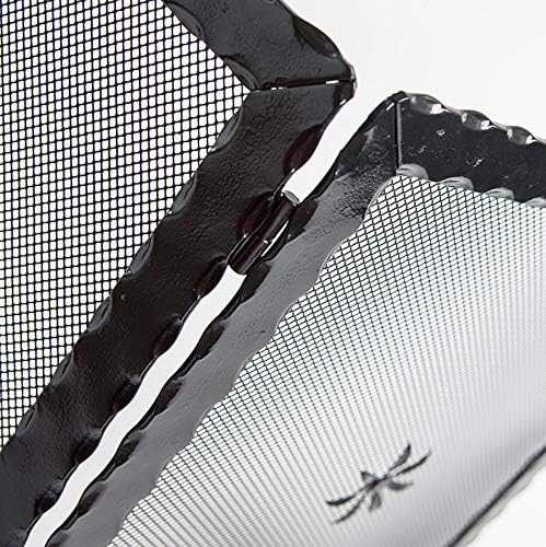 Funkenschutz Eck in Schmiedeeisen 'Winkel' cm.