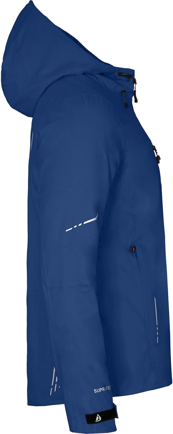 Bergson SKIEN THERMO | Herren Regenjacke, leicht wattiert, recycelt, 20000 mm Wassersäule - recycelt